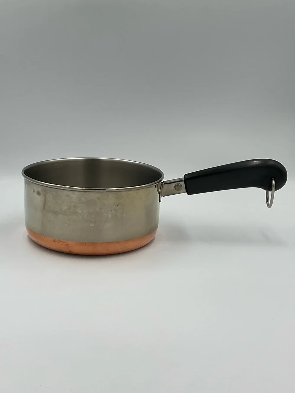 Vintage 1qt 1801 Revere Ware Copper-clad Stainless Steel Saucepan -No Lid